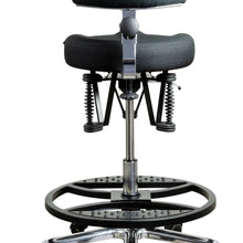 Lade das Bild in den Galerie-Viewer, BIOSWING® BOOGIE Kassenhocker mit Fussring 58cm