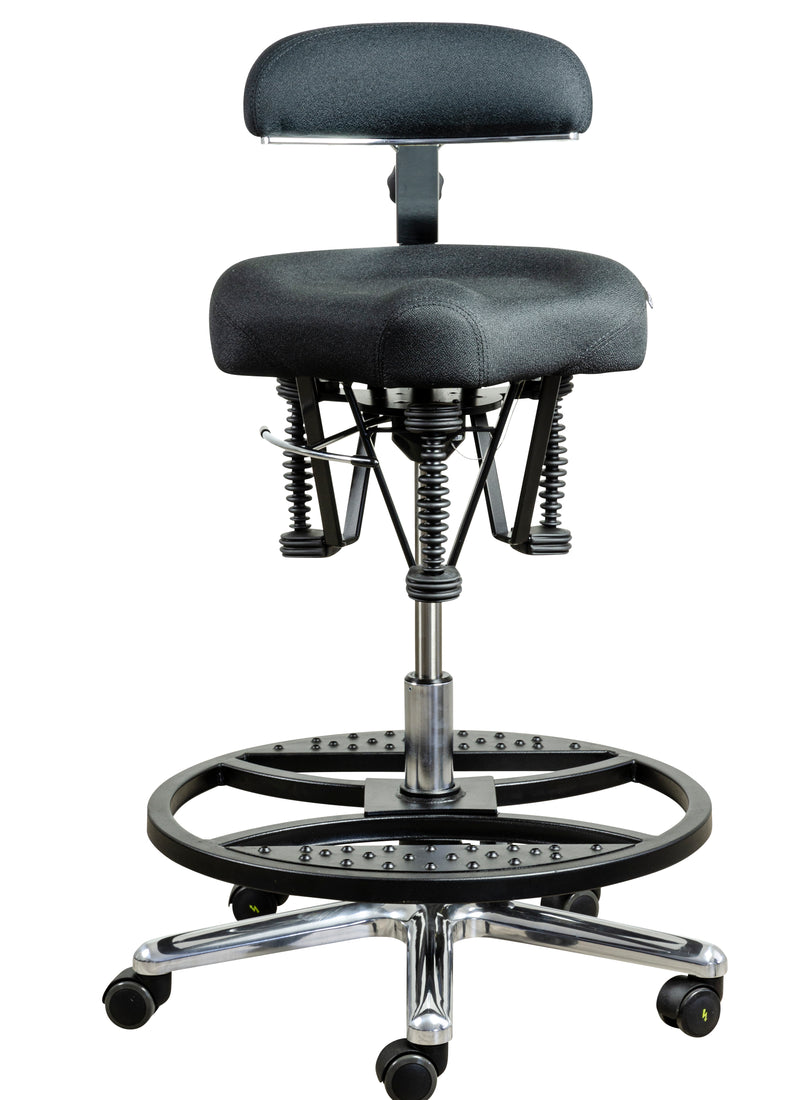 BIOSWING® BOOGIE Kassenhocker mit Fussring 58cm