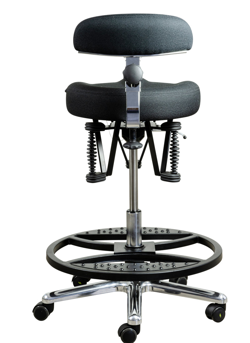 BIOSWING® BOOGIE Kassenhocker mit Fussring 58cm