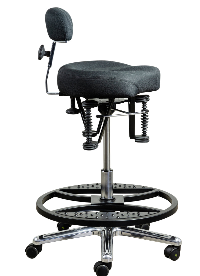 BIOSWING® BOOGIE Kassenhocker mit Fussring 58cm