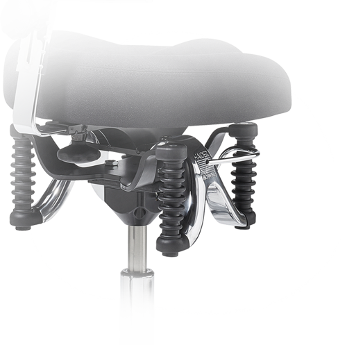 BIOSWING® BOOGIE Kassenhocker mit Fussring 58cm